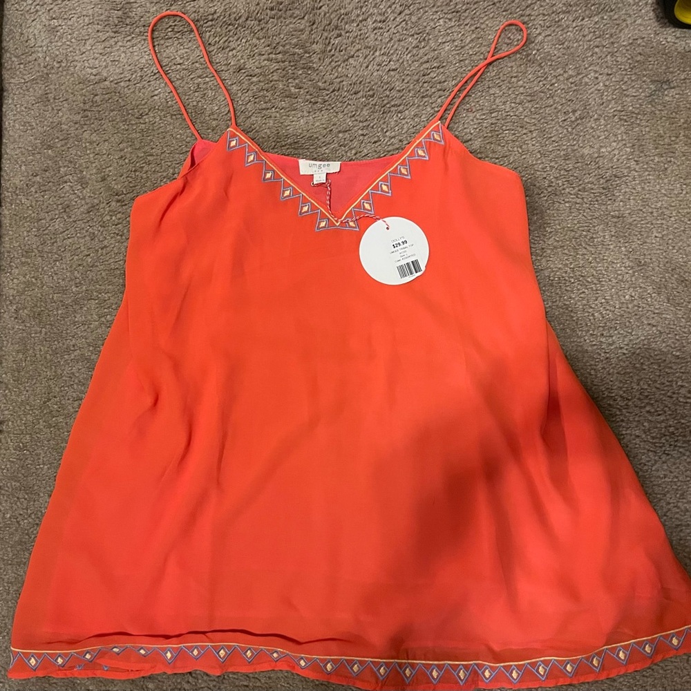 Umgee V neck tank top